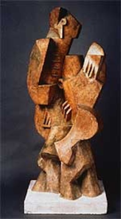 &#39;Marinero con guitarra&#39; (1917), de Lipchitz.