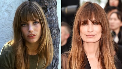 Flequillo imperfecto y melena despeinada

Su cabello es uno de los más míticos, recordados e imitados. A día de hoy, la melena setentera de aire boho de la actriz sigue inspirando a estilistas y diseñadores. Caroline de Maigret (derecha), Jeanne Dammas o Miroslava Duma son solo algunas de las celebrities que han intentado recrear el corte. ¿Quién se resistiría a llevarlo?