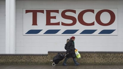 Un supermercado Tesco en Londres (Reino Unido). 