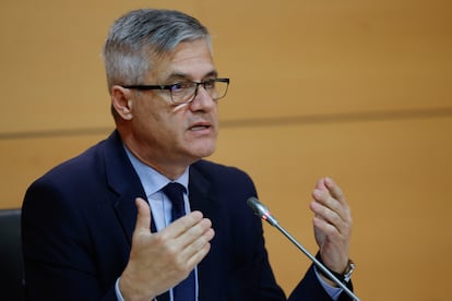 El secretario de Estado de Vivienda y Agenda Urbana,David Lucas, este martes durante la presentación del índice.
