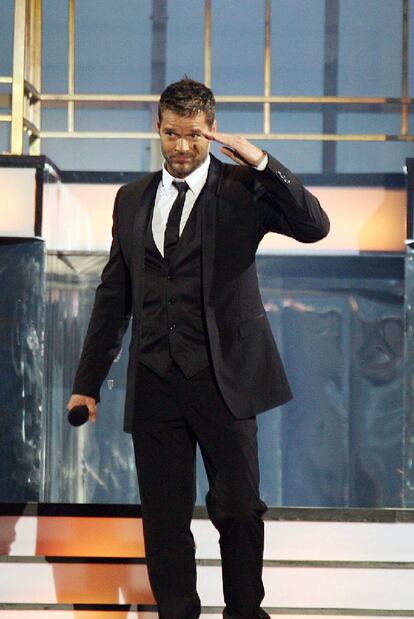 Ricky Martin, en los Billboard Latinos 2010.