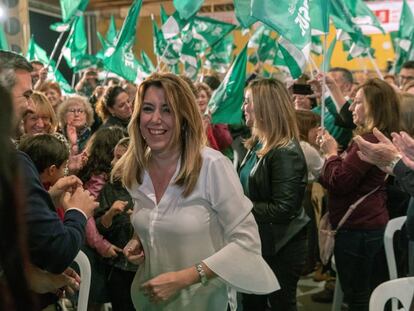 Susana Díaz, en un acto en Sevilla. 