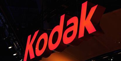 Logotipo de Kodak en el International Consumer Electronics Show de Las Vegas, en 2012. 