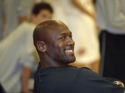 MIchael Jordan en Barcelona, en 2006. 