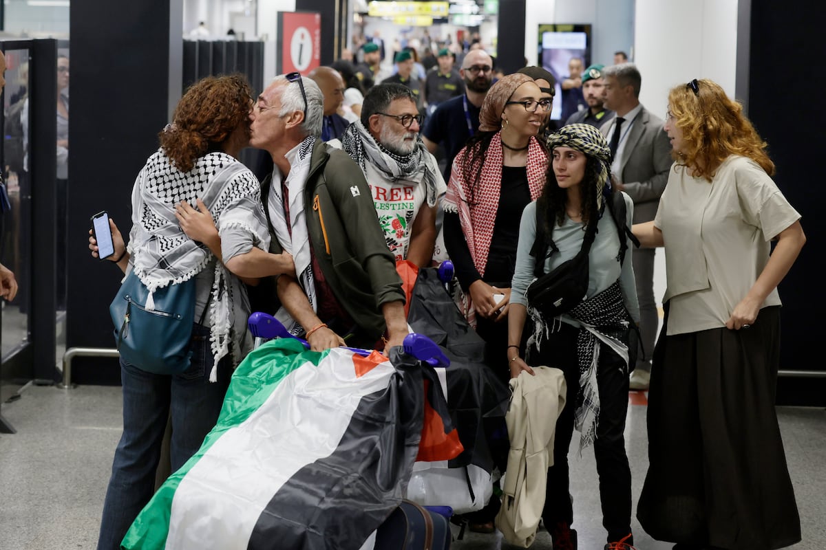 Activistas de ayuda a Gaza en huelga en Libia