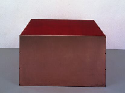 Escultura sin título (1972), de Donald Judd, de la colección de la Tate Modern.