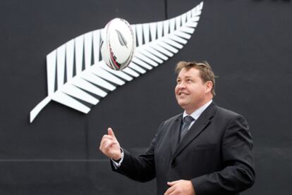 El nuevo seleccionador de rugby de Nueva Zelanda, Steve Hansen.