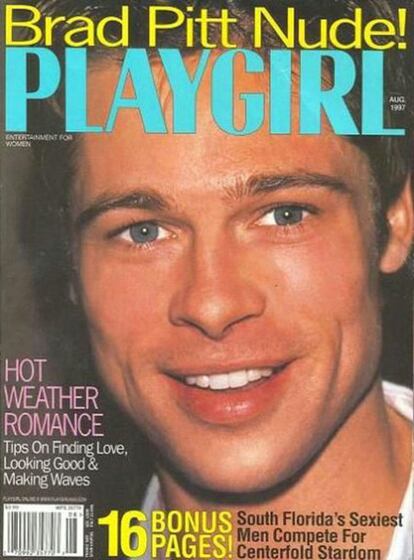 En el mayor pico de popularidad de Brad Pitt en los 90, cuando protagonizó Seven y se enrolló con Gwyneth Paltrow, la revista Playgirl publicó unas fotos robadas de los dos en un hotel de St. Barts. En ellas pudimos comprobar todo lo que el actor no había enseñado en las películas… El actor consiguió prohibir que se distribuyeran más ejemplares pero se pueden encontrar algunos en sitios de subastas.