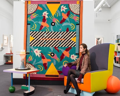 One of the spaces decorated by interior designer Nathalie du Pasquier. It was presented in London in November 2023.