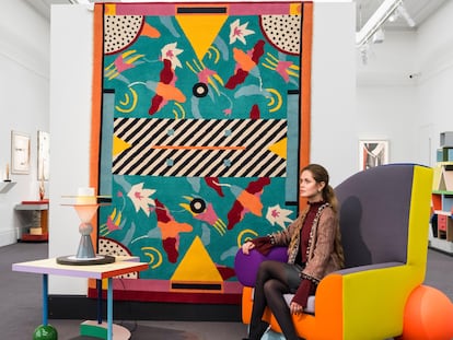 One of the spaces decorated by interior designer Nathalie du Pasquier. It was presented in London in November 2023.