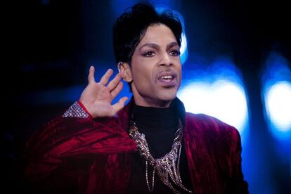 Prince durante un concierto en el Festival de Sziget en Budapest (Hungr&iacute;a) en 2011. 