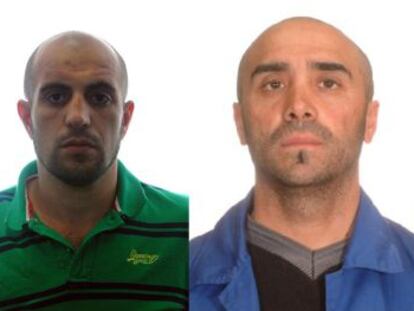 The three suspected members of Al-Qaeda arrested by Spanish police.