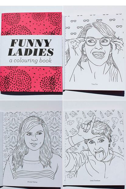 Ya os lo advertimos aquí: pintar y colorear es el nuevo pasatiempo favorito para desestresar. Con este libro, además, lo harás viendo a tus heroínas cómicas favoritas de la televisión. Funny ladies se vende por 8 euros en Etsy.