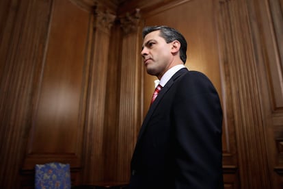 Former Mexican President Enrique Peña Nieto at a meeting in Washington in November 2012.