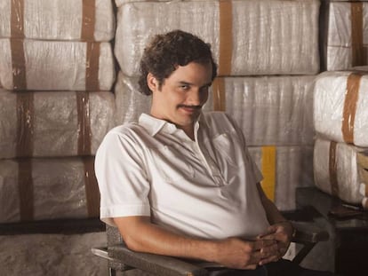 Cártel promocional de 'Narcos'.