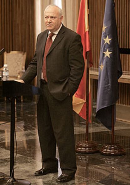 El ministro de Exteriores, Miguel Ángel Moratinos, en Madrid.
/ MIGUEL GENER