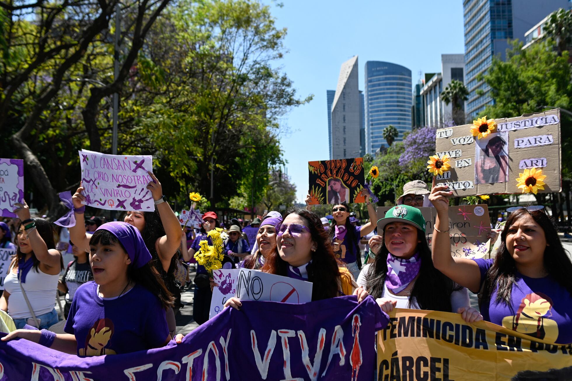8M: La marcha por el Día internacional de la Mujer en Ciudad de México ...
