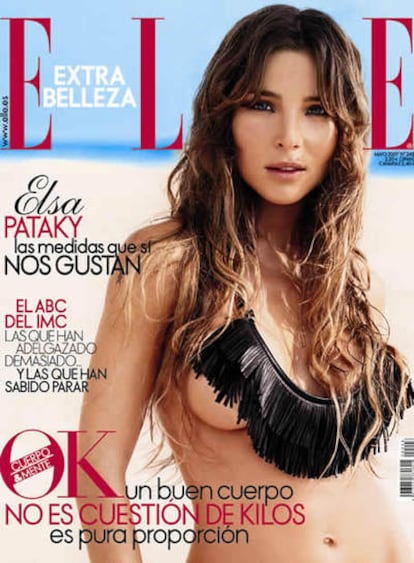 La portada del especial de belleza de 'Elle' que sale con el número de mayo