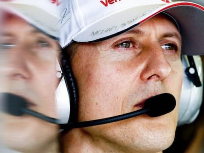 Michael Schumacher no circuito Albert Park