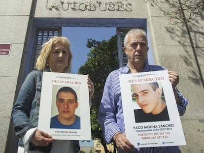 Rosa e Isidro, padres de Paco Molina, un joven  desaparecido en el año 2015. 