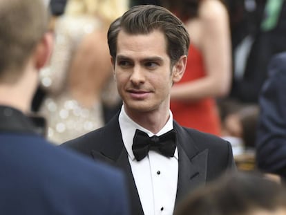 Andrew Garfield en la entrega de los premios Oscar. 