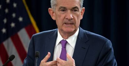 Jerome Powell, presidente de la Fed, el mi&eacute;rcoles.