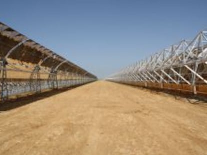 Planta termosolar en Badajoz.