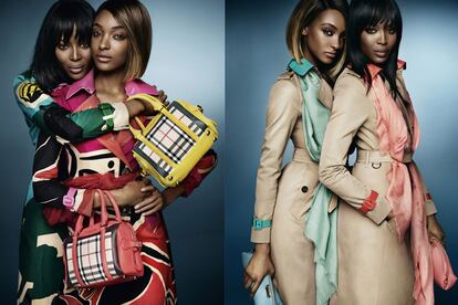 Naomi Campbell y Jourdan Dunn serán los rostros de Burberry el próximo verano. Los dos iconos británicos, bajo la dirección creativa de Christopher Bailey, han posado para Mario Testino mostrando la energía y colorido de lo nuevo de la firma.