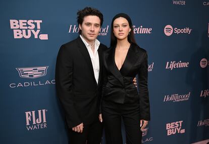 Brooklyn Beckham y Nicola Peltz asisten a un evento de la revista 'The Hollywood Reporter', el 7 de diciembre de 2022 en Los Ángeles (California).