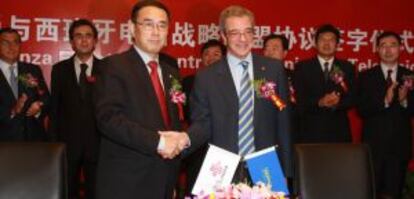Telefónica y China Unicom tiene un acuerdo de intercambio accionarial