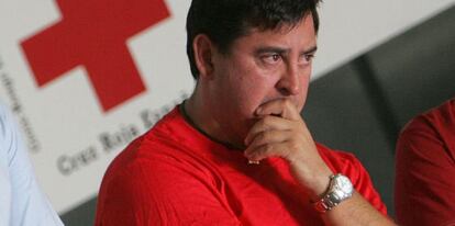 El patrón del 'Nuevo Pepita Aurora', José Vega, el día del naufragio en 2007.