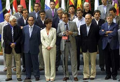 La reunión del comité territorial del PSOE celebrada en Santillana del Mar, en agosto del año pasado.