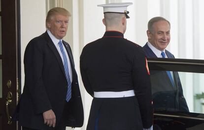 Donald Trump y Benjamin Netanyahu.