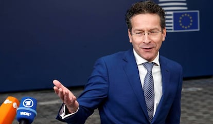 El jefe del Eurogrupo, Jeroen Dijsselbloem, en Bruselas el mes pasado.