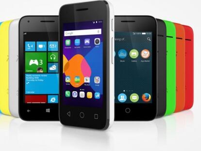 Alcatel Pixi 3, el smartphone que llevará Android, Windows Phone y Firefox OS