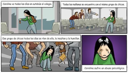 Imagen de la campaña de nomasabuso.com contra el maltrato a personas con discapacidad intelectual.