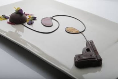 Postre elaborado por Elena Arzak.