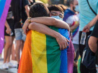 Fiestas del Orgullo en Barcelona, en 2020.