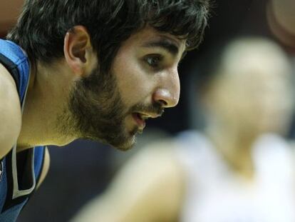 Ricky Rubio, durante el partido contra los Grizzlies.