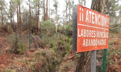 Zona de Cabana donde está la antigua mina de oro que la multinacional pretendía volver a explotar