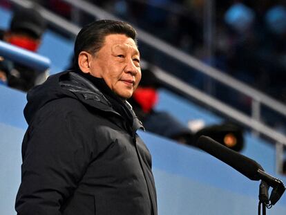 Xi Jinping, en la inauguración de los Juegos Olímpicos de Invierno, en Pekín, el 4 de febrero.