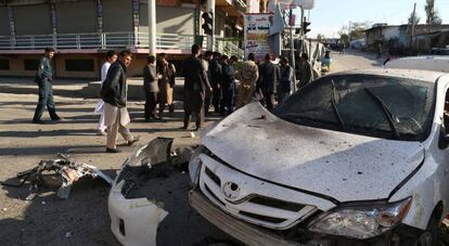 Atentado terrorista en Jalalabad (Afganist&aacute;n), el pasado mi&eacute;rcoles.