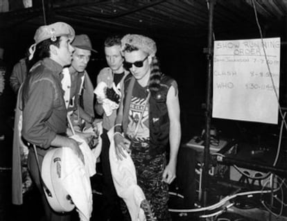 The Clash en una foto de 1982