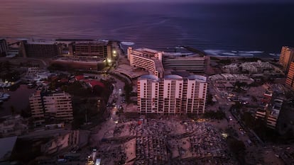 The long search among the rubble of the Oromar building