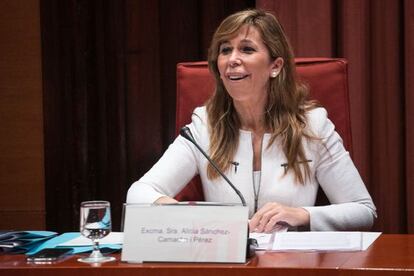 Sánchez-Camacho aquest divendres al Parlament.