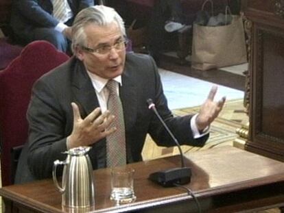 Baltasar Garzón, en el banquillo de los acusados.