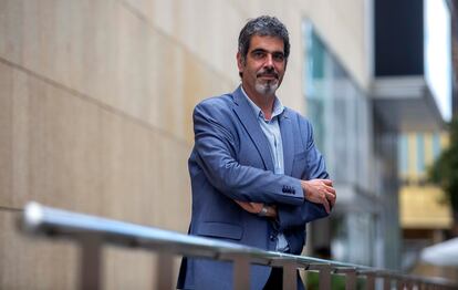 El alcalde de San Sebastián, Eneko Goia, a principios del mes de julio. / JAVIER HERNÁNDEZ