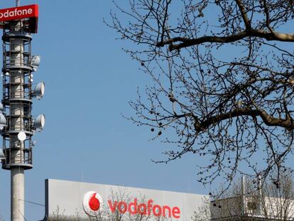 Antenas de Vodafone en Berlín.