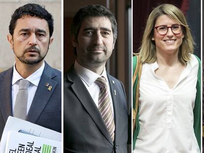 Damià Calvet,Jordi Puigneró, Elsa Artadi y Laura Borràs.