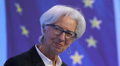 Christine Lagarde, presidenta del BCE.